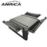 Coque de camping-car pour camionnette en alliage d'aluminium durable avec fenêtres latérales coulissantes en verre pour camionnettes de taille standard et de taille moyenne