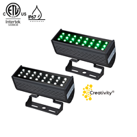 Éclairage RGBW certifié ETL pour jardin, hôtel, 150W, haute luminosité, DMX sans fil, Wifi, éclairage extérieur intelligent