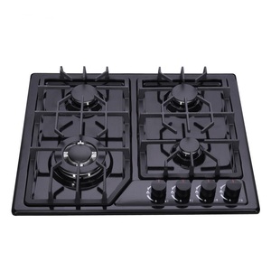 Meilleures ventes - Cuisinière à gaz polyvalente de haute qualité personnalisable, 4 brûleurs, en acier inoxydable noir, ustensiles de cuisine, cuisinière à gaz, cuisinière de cuisine - Product Image 1