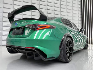 Alerón Trasero de Fibra de Carbono Seca de Alta Calidad, Estilo Trébol de Cuatro Hojas GTA, para <span class=keywords><strong>Alfa</strong></span> Romeo <span class=keywords><strong>Giulia</strong></span> - Product Image 6