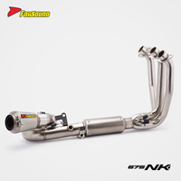 Sistema de Escape para Motocicleta Forsound Crown GP-Spec, Silenciador Slip-on, Escape Completo para CFmoto 675NK 675SR, Precio de Fábrica al por Mayor