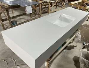 Elegante todo en uno a prueba de óxido montado en la pared baño vanidad estrecho apartamento <span class=keywords><strong>lavabo</strong></span> gabinete - Product Image 5