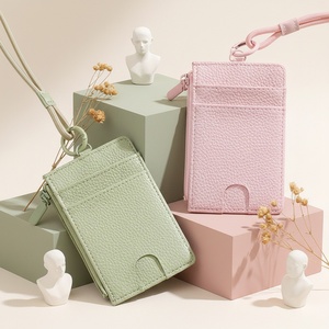 Monedero Colgante de Cuello Estilo Coreano, Lindo y Romántico, para Mujeres y Estudiantes, Ultrafino, Mini, Impermeable, Superligero, Fácil de Llevar, de PU - Product Image 4