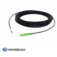 Câble pré-câblé SC/APC de longueur personnalisée, 3,0 mm, cordon de brassage fibre optique FTTH monomode simplex