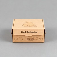 Impression numérique Boîte de poulet frit Fast Food Jetable Frites Boîte de burger Boîtes de papier de poulet frit avec logo Emballage rapide