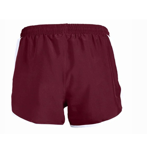 Shorts de Voleibol Rojos Lisos Personalizados para Mujer - Spandex/Poliéster Elástico en Cuatro Direcciones, Ecológicos - Product Image 4