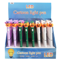Bolígrafos de Plástico de Lujo O&Q al por Mayor con Diseño de Calavera de Halloween, Punta de 0.7mm, Logotipo Personalizado Impreso en Serigrafía para Escuela y Oficina