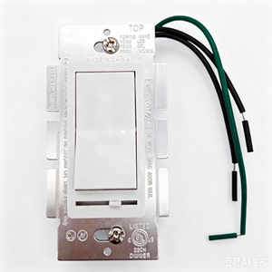 Interruptor de Pared de Plástico de un Solo Polo YUHE, 15A 250V IP20, Diseño Minimalista Regulable, 1 Vía, 100000 Ciclos de Vida Mecánica, Cable de 0.5m - Product Image 3