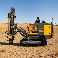 Foreuse rotative pour puits d'eau, équipement de forage profond à moteur diesel avec composants d'engrenage, profondeur de forage 21m