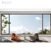 Foshan Fenêtre coulissante en aluminium à double vitrage directe d'usine Maison personnalisée Fenêtres Persienne Design moderne Norme australienne