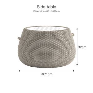 Set di Divani <span class=keywords><strong>da</strong></span> Giardino <span class=keywords><strong>in</strong></span> Rattan Sintetico, Arredamento <span class=keywords><strong>da</strong></span> <span class=keywords><strong>Esterno</strong></span> Moderno <span class=keywords><strong>in</strong></span> Alluminio, Vendita Calda - Product Image 5
