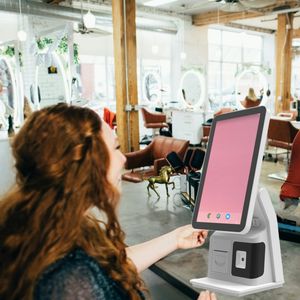 Terminal de point de vente de commande de 15.6 pouces compatible NFC pour les restaurants avec imprimante 58mm et scanner de code connectivité 4G - Product Image 1