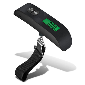 BSCI pesant la couleur portative de noir d'échelle de bagage de Digital de <span class=keywords><strong>bagages</strong></span> du voyage 50kg - Product Image 1