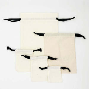 Custom Eco Friendly Organic Custom Canvas Cotton Drawstring <b>Bag</b> With Logo Printed - Product Image 3