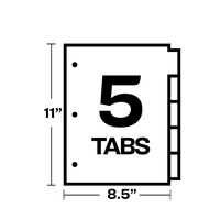 Eaby Venta Caliente Venta Al Por Mayor Custom Sistema De Toma De Notas Discbound 8 1/2 "X 11" 5 Separadores De Pestañas De Papel
