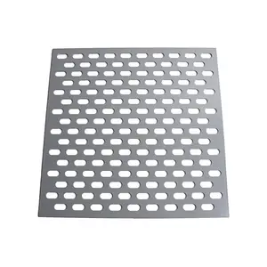 Stamping 15-21Day Aluminium perforated metal sheet Silver Perforated Screen Sheet metal perforated mesh