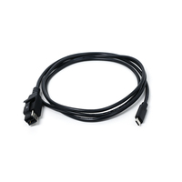 Câble d'alimentation USB B mâle vers Type C DP 5V de haute qualité et durable Goochain pour système d'imprimante de reçus POS