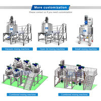 Mélangeur homogénéisant de détergent de liquide de vaisselle de gel de corps de réservoir de mélange d'acier inoxydable shampooing et conditionneur faisant la machine