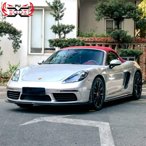 Kit Carrozzeria in Fibra di Carbonio Stile CMS per <span class=keywords><strong>Porsche</strong></span> <span class=keywords><strong>718</strong></span> Cayman Boxster: Labbro Anteriore, Diffusore Posteriore, Spoiler e Minigonne Laterali - Product Image 2