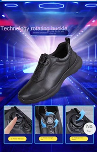 2024 boucles de chaussures rotatives en plastique fournies en usine chaussures <span class=keywords><strong>Kida</strong></span> lacet automatique avec lacets rotatifs ronds - Product Image 4