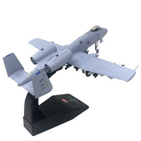 Modelo de Avión de Ataque A-10 Thunderbolt II Warthog Shark Mouth a Escala 1/100