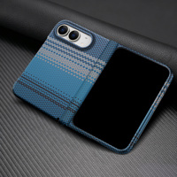 Étui de luxe haute qualité en fibre de carbone pour iPhone Duo 18 Fold, ultra fin, avec protection intégrale de la charnière et verre de protection d'écran