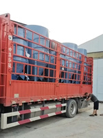 Broyeur et Mélangeur Vertical d'Aliments pour Animaux 500 Kg/H, Machine Automatique de Fabrication d'Aliments pour Volaille, Mélangeur et Broyeur d'Aliments pour Poulets