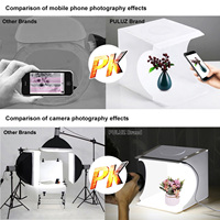 Vente chaude Platine Platine-BKL 20cm 6 Couleurs Décors Mini Photo Studio Boîte pour Petit Article Photographie Accessoires Photo Boîte À Lumière