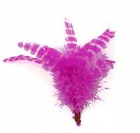 Coq coloré à motifs barqués pour loisirs créatifs, coiffure, matériel <span class=keywords><strong>de</strong></span> montage <span class=keywords><strong>de</strong></span> mouches <span class=keywords><strong>de</strong></span> pêche, ornement, décoration <span class=keywords><strong>de</strong></span> franges <span class=keywords><strong>de</strong></span> rêve - Product Image 1