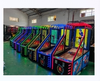 Machine de jeu de basket-ball à pièces avec écran de 42 pouces Vidéos Sports d'arcade Pliant pour les enfants