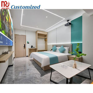 Set tempat tidur sederhana pemasok furnitur Hotel sepuluh atas Guangdong set kamar tidur Hotel Fairfield Inn - Product Image 6