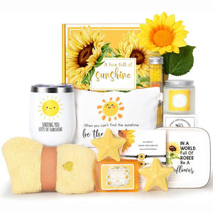 Nuevo oro amarillo Get Well Soon cesta de regalo <span class=keywords><strong>para</strong></span> mujeres depresión amigos post cirugía chicos venta al por mayor regalo de Navidad <span class=keywords><strong>para</strong></span> novia - Product Image 1