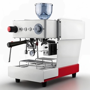 En stock: Máquina de café espresso comercial de alta calidad con bomba rotativa y manómetro profesional, de grano a taza, para café caliente. - Product Image 1