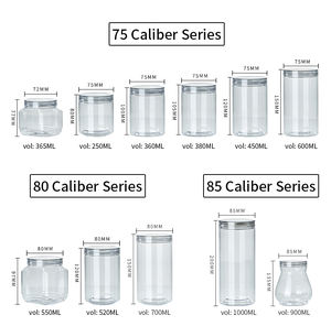 ขวดพลาสติกใสเกรดอาหารสำหรับซีเรียล บิสกิต ของสะสม ตุ๊กตา เครื่องประดับ ป้องกันฝุ่น ปิดผนึกกันอากาศ - Product Image 2