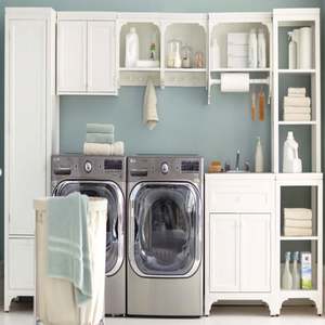 Factory High Quality Multi-functional Laundry <b>Cabinet</b> Modern Freestanding Customized <b>Bathroom</b> Laundry <b>Cabinet</b> - Product Image 4