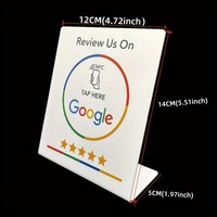 Porte-cartes NFC en PVC personnalisable avec logo, 13,56 MHz, durable, pour les avis sur les réseaux sociaux, 504 octets de stockage, avis Google