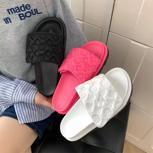 Premium Luxury Leather <b>Slide</b> Sandals Designer Style Non Slip Comfortable Luxury Casual Slippers court sneakers skate shoes - Product Image 3