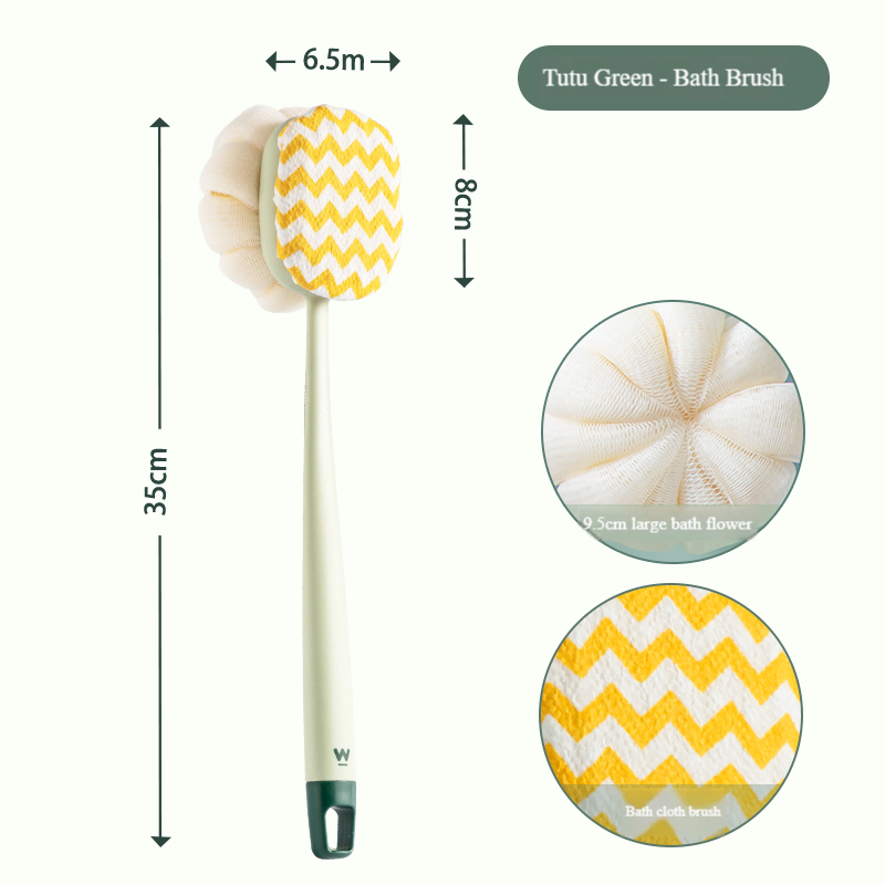 Brosse de bain verte Tutu