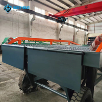 Rampe de chargement mobile HaoXiang 10 tonnes, hauteur réglable, pour chariot élévateur, quai de conteneurs portable, table 3000x2200mm, 1680mm, manuelle