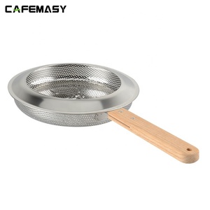 Celldeal — filet de grains de <span class=keywords><strong>café</strong></span> en acier inoxydable, Style coréen, avec poignée en bois, Cage de cuisson pour grains - Product Image 2