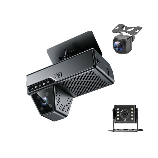 Newest 4G AI Dash Cam 4CH ADAS DMS LTE Dashcam 3 Channels Sim Card 4G Cloud with AI Dashcam