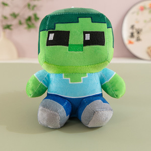 Nuevas llegadas transfronterizas de peluches: Peluches de <span class=keywords><strong>Creeper</strong></span>, Zombie, Caballo y Dragón Ender con relleno de algodón PP para 0-24 meses - Product Image 3