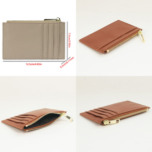 Portafoglio personalizzato da donna in finta pelle con Zip <span class=keywords><strong>e</strong></span> porta carte di credito - Product Image 4