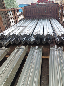 Outdoor Galvanized Steel Ball Joint Stanchion Highway <strong>Road</strong> Safety Traffic <strong>Guardrail</strong> Galvanizing Two <strong>Wave</strong> Highway Guard Rail - Product Image 2