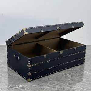 Mesa de centro de estilo Retro americano, muebles de sala de estar, caja Vintage para almacenamiento de cigarros para <span class=keywords><strong>Villa</strong></span> Club Lobby - Product Image 5