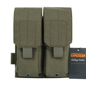 Fábrica personalizada 500D Nylon Molle táctico doble <span class=keywords><strong>M4</strong></span> revista bolsa AK <span class=keywords><strong>M4</strong></span> Mag bolsa chaleco al aire libre Accesorios - Product Image 2