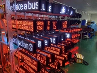 Señal de pantalla de bus LED QL101 programable para publicidad