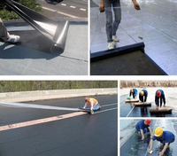 Selbstklebende Moderne SBS-Modifizierte Asphalt-Abdichtungsmembran für Kellernutzung Wasserbeständig