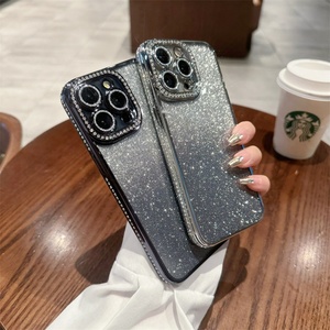 Funda de Teléfono con Brillantina de Diamantes, Superventas 2026, para iPhone 17 Pro, 17 <span class=keywords><strong>Air</strong></span>, 17, 16, 15, 14 Pro <span class=keywords><strong>Max</strong></span> Plus, Protector de Teléfono a Prueba de Golpes para <span class=keywords><strong>Mujer</strong></span> - Product Image 1