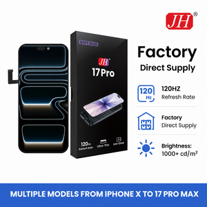 หน้า<span class=keywords><strong>จ</strong></span>อ JH Factory แบบ 1:1 Flex Structure Soft OLED สำหรับ iPhone 17 Pro ขายส่ง รองรับ True Tone และ Face ID - Product Image 1